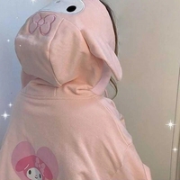 Japanese Anime Cartoon Embroidery Sweatshirt  - Thumbnail 5