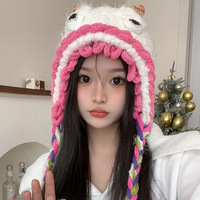 Cute Monster Crochet Beanies Hats - Thumbnail 4