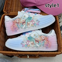 cartoon anime couple shoes breathable sneakers - Thumbnail 2