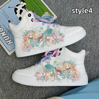 cartoon anime couple shoes breathable sneakers - Thumbnail 4