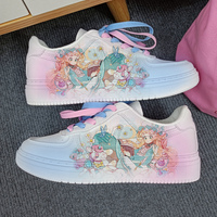 cartoon anime couple shoes breathable sneakers - Thumbnail 5