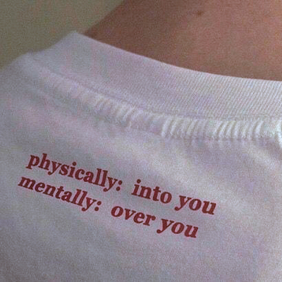 Free shipping-physically into you mentally over you tee - Thumbnail 1