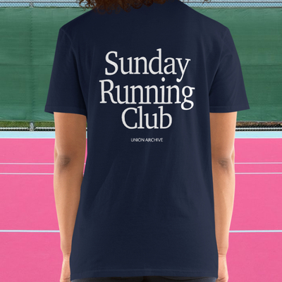 Sunday running club t shirt - Thumbnail 1