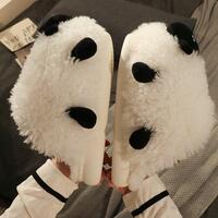 FREE SHIPPING Fluffy Lamb Sheep Slippers - Thumbnail 3