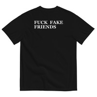 Free Shipping-F**K FAKE FRIENDS TEE - Thumbnail 2