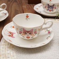 New cute cat tea cup set - Thumbnail 8