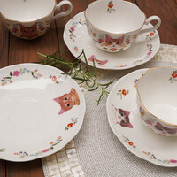 New cute cat tea cup set - Thumbnail 9
