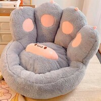 Cute Cat Claw Lazy Seat Cushion Backrest Integrated Butt Cushion - Thumbnail 5