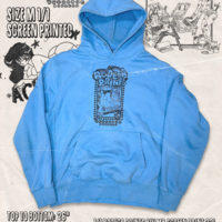 1/1 Bodega Bulma Prints Hoodie (Dodger Blue) - Thumbnail 2