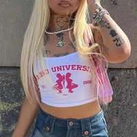 Letter Print Tank Top - Thumbnail 3