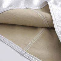 Silver Metalic Pocket Mini Skirt  - Thumbnail 8