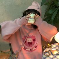 Sweet Bear Cake Print Sweater  - Thumbnail 8