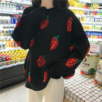 Strawberry Knit Sweater  - Thumbnail 2