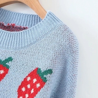 Strawberry Knit Sweater  - Thumbnail 6
