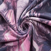 Purple Victorian Print Mesh Long Sleeve Shirt  - Thumbnail 8