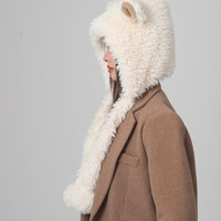 Cute Lamb Ears Plush Hat - Thumbnail 2