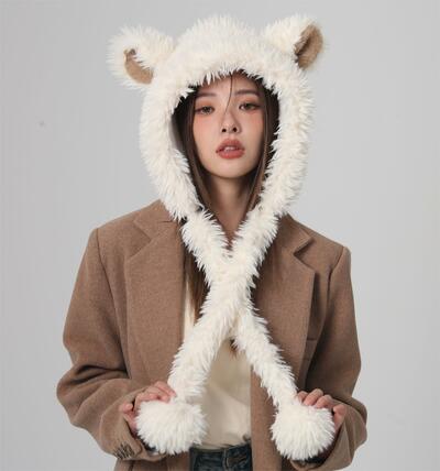 Cute Lamb Ears Plush Hat