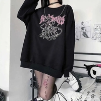 Knuckle Ring Bad Girl Print Sweater  - Thumbnail 1