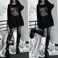 Knuckle Ring Bad Girl Print Sweater  - Thumbnail 3