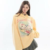 Yellow Kitten Print Sweater  - Thumbnail 4