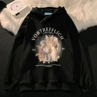 Rabbit Print Oversized Hoodie  - Thumbnail 6