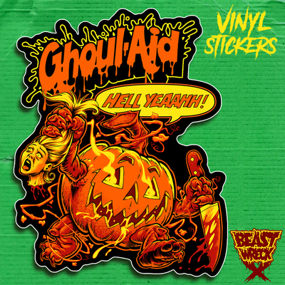GHOUL-AID X Vinyl Sticker