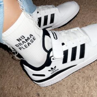 Free Shipping-NO DRAMA PLEASE SOCKS - Thumbnail 1