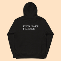Free Shipping-F**K FAKE FRIENDS HOODIE - Thumbnail 1