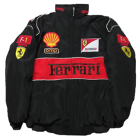 VINTAGE "FERRARI" F1 JACKET V2 BLACK - Thumbnail 2