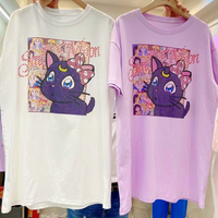 Crystal Rhinestone Sailor Moon Kitten Tee - Thumbnail 1