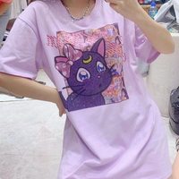 Crystal Rhinestone Sailor Moon Kitten Tee - Thumbnail 3