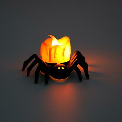 Halloween spider night light home decor