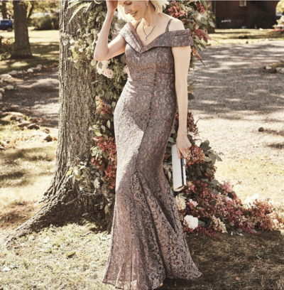 Lace Mother of the Bride Dresses Mermaid for Wedding Party