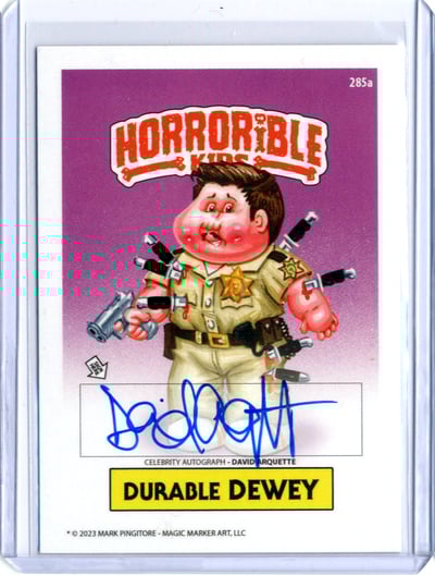 Durable DAVID Horrorible Kids DAVID ARQUETTE - CELEBRITY AUTO Card