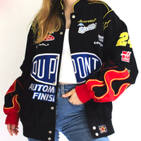 90'S FLAME BOMBER JACKET  - Thumbnail 1