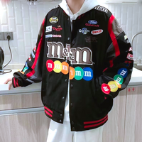 M&MS BOMBER JACKET BLACK - Thumbnail 1