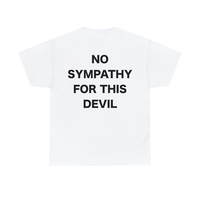 Free Shipping-NO SYMPATHY FOR THIS DEVIL TEE - Thumbnail 1