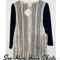 CROCHET LAYERING VEST-CREAM - Thumbnail 2