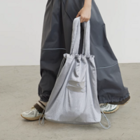 Free Shipping-Y2K SILVER 2 WAY SHOULDER BAG - Thumbnail 4