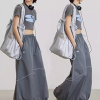 Free Shipping-Y2K SILVER 2 WAY SHOULDER BAG - Thumbnail 8