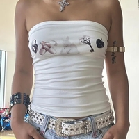 Ballet Print Tube Top - Thumbnail 3