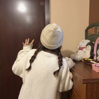 Heart Bear Flower Bow Embroidery Knit Sweater  - Thumbnail 6