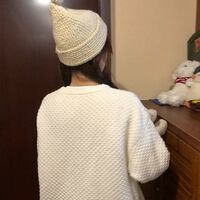 Heart Bear Flower Bow Embroidery Knit Sweater  - Thumbnail 8