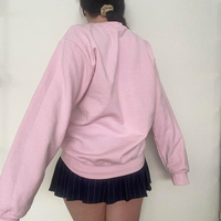 Deer Print Loose Sweatshirt  - Thumbnail 5