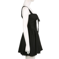 White Lace Panel A-Line Corset Dress  - Thumbnail 7