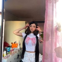 Pink Bow Print Short Sleeve T-shirt  - Thumbnail 4