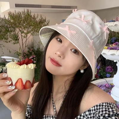 Bow Ribbon Bucket Hat