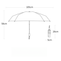 Moon Tai Chi fully automatic sunshade sun protection UV sun umbrella - Thumbnail 1