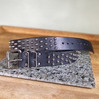 1.75" wide 3-2-3 Short British Stud Belt - Thumbnail 3