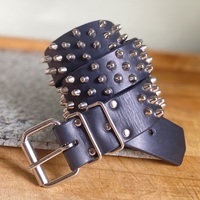 1.75" wide 3-2-3 Short British Stud Belt - Thumbnail 1